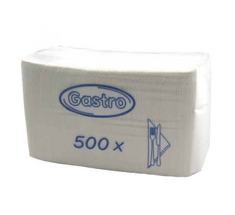 Servítky biele - 500ks